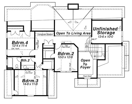 Second Floor image of CONCORD House Plan